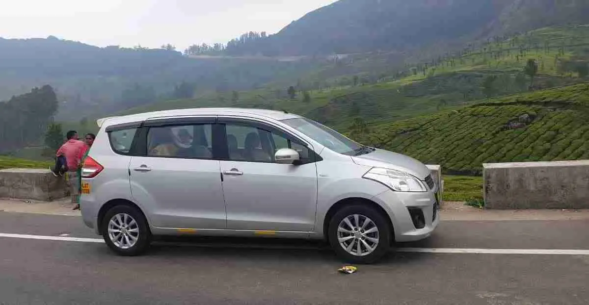 Modern and clean taxi of Kerala Taxis