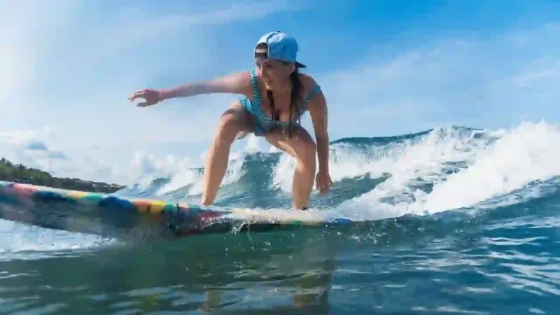 Women Surfing
